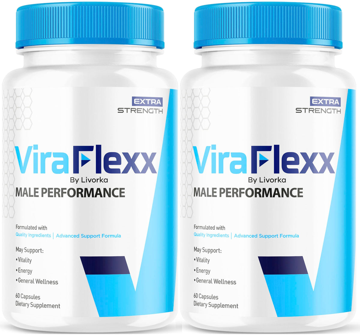LIVORKA ViraFlexx Pro bottle front highlighting all-natural wellness support