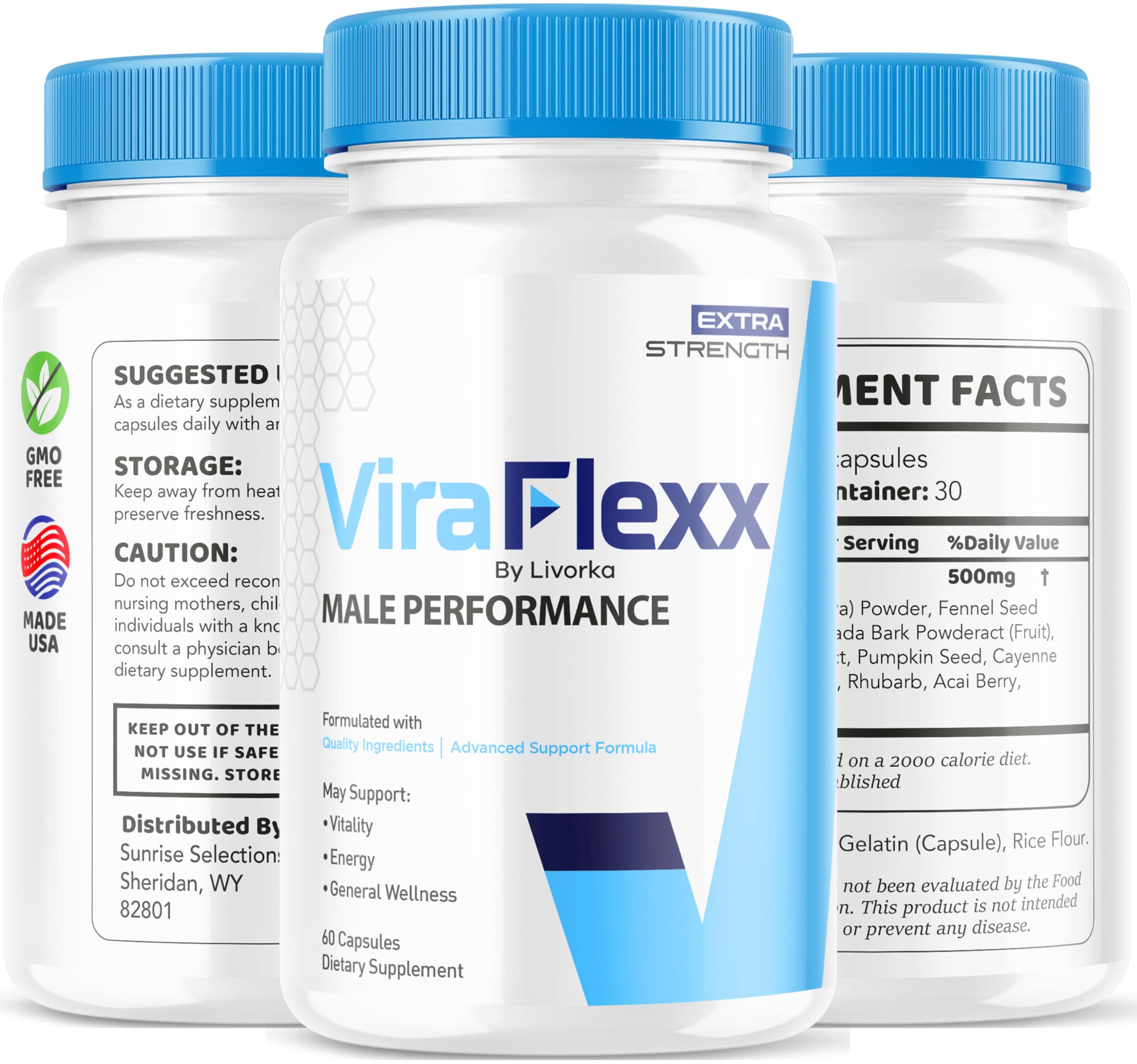 LIVORKA ViraFlexx Pro bottle beside tablet for easy access.