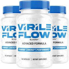 LIVORKA Virile Flow for Men bottle front, supports a simple daily routine.