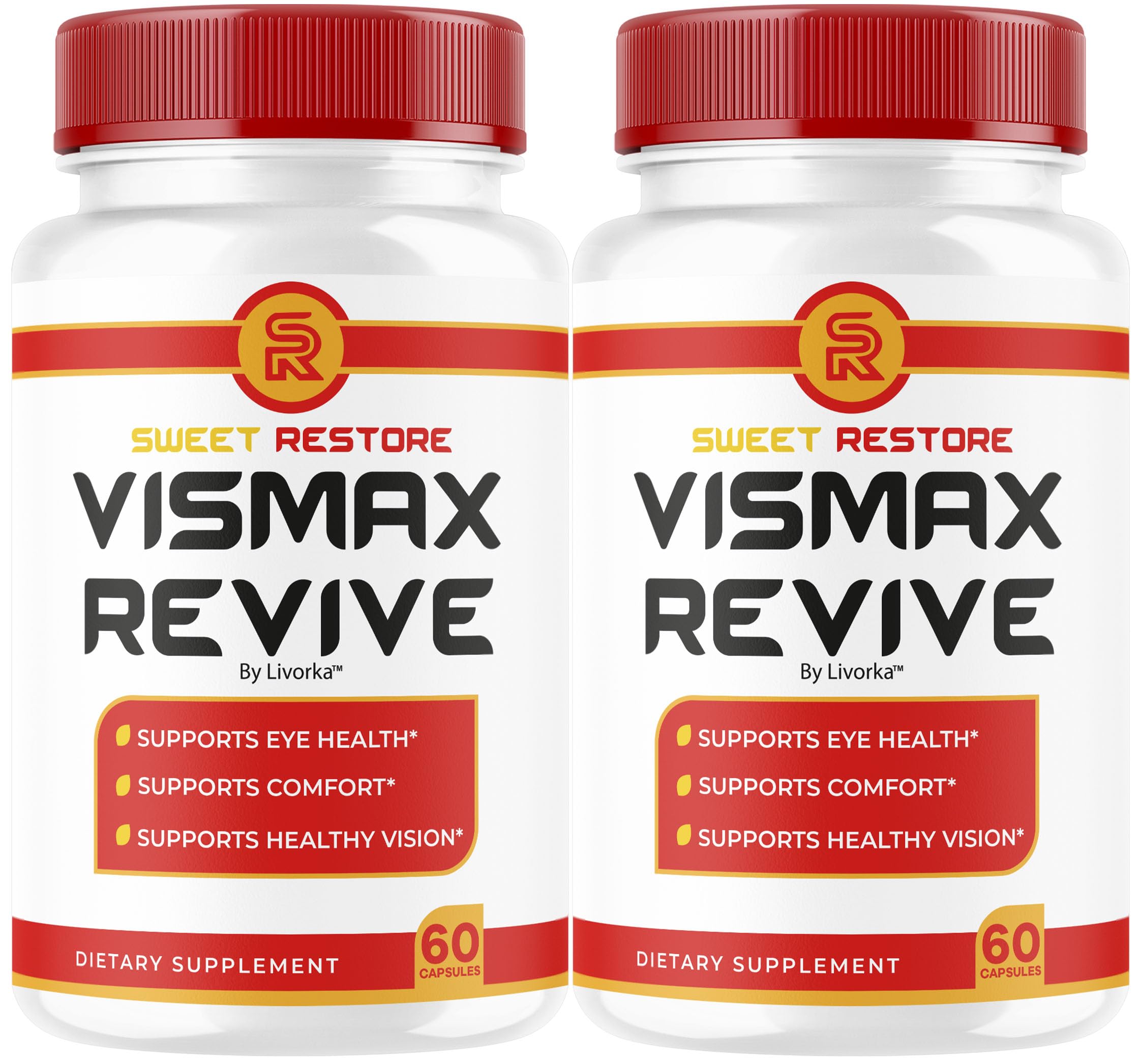 LIVORKA Vismax Revive bottle front for daily eye wellness