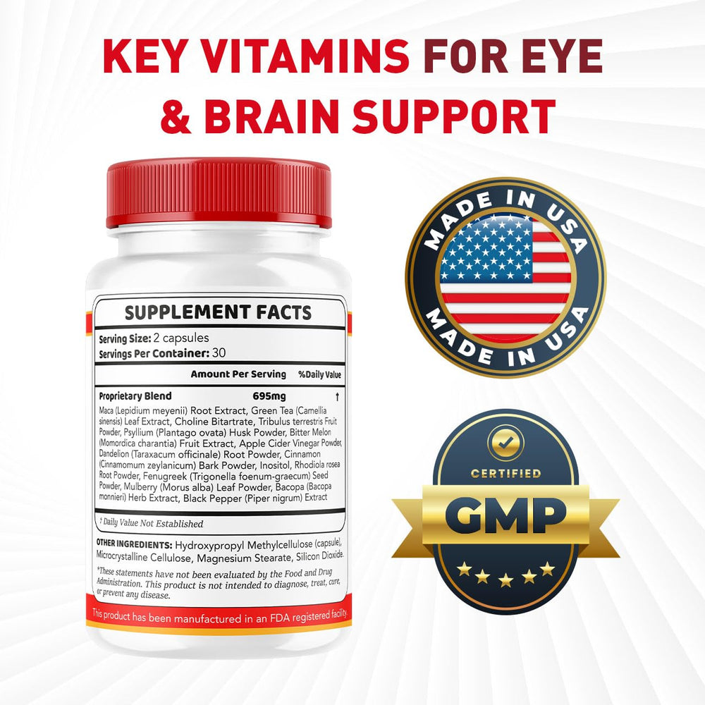 Capsules of LIVORKA Vismax Revive support comfortable, clearer vision.