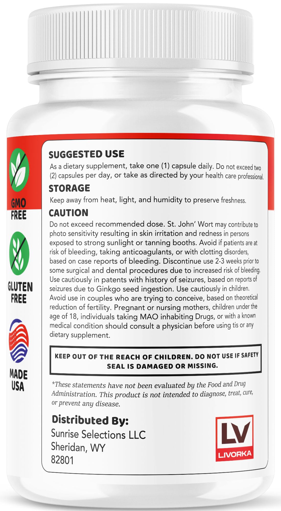 LIVORKA VitaFlow bottle in hand suggests travel-friendly daily use