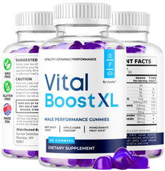 LIVORKA Vital Boost XL Gummies packaging box display