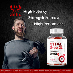 LIVORKA Vital Grow XL gummies texture and gloss on a white background