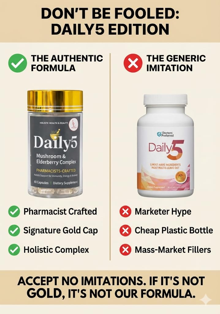 LL Supplement Daily5 capsule close-up for easy daily use