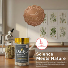 LL Supplement Daily5 lifestyle shot for men and women