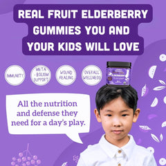 Llama Naturals Elderberry Gummies for Kids fruit flavor, invites consistent daily use.