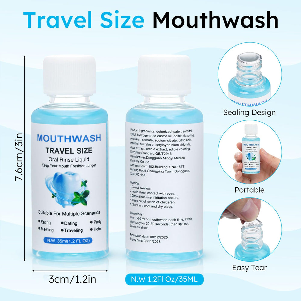 LLHQAMT 100-pack bulk mini bottles ideal for hotels and offices