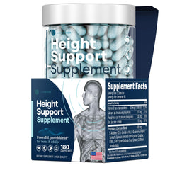 LM LILYNUTRAMOON Height & Bone Support bottle on a clean surface signaling growth support for kids