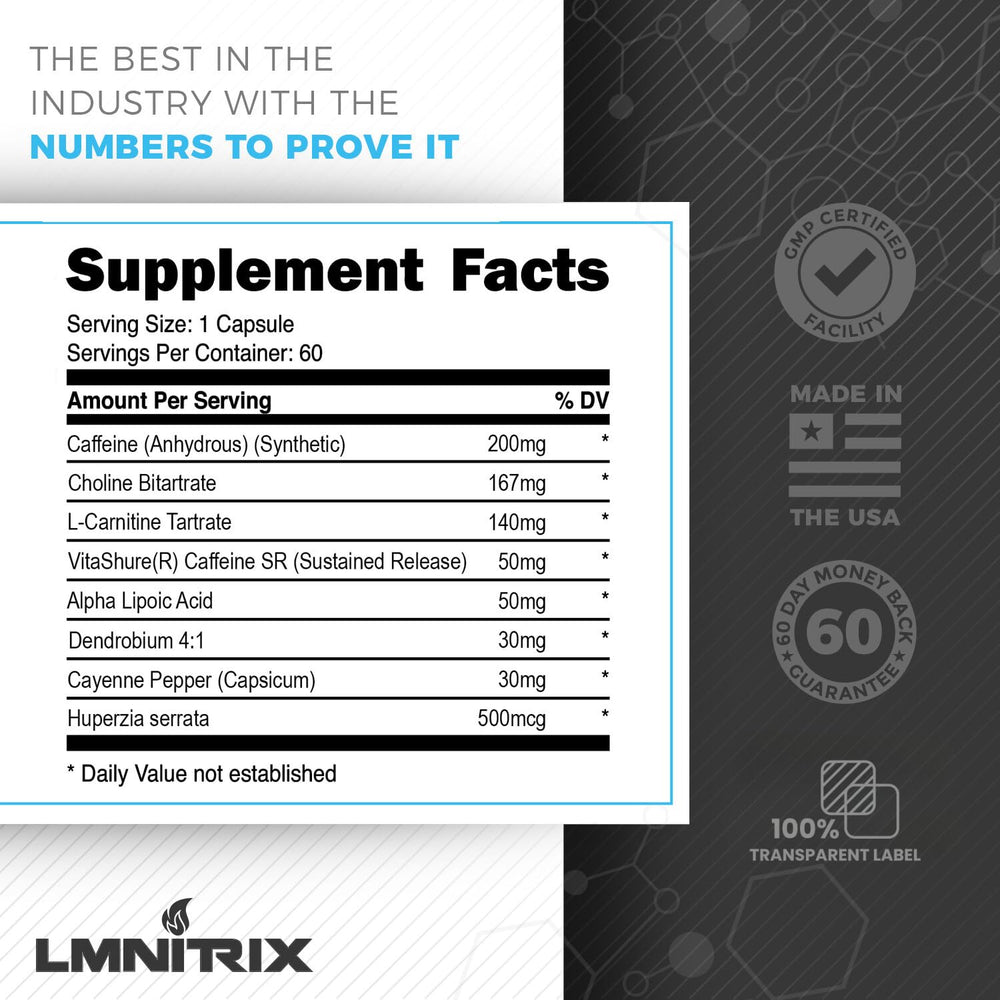 LMNITRIX Burnz EXT serving spoon with capsules ready to take