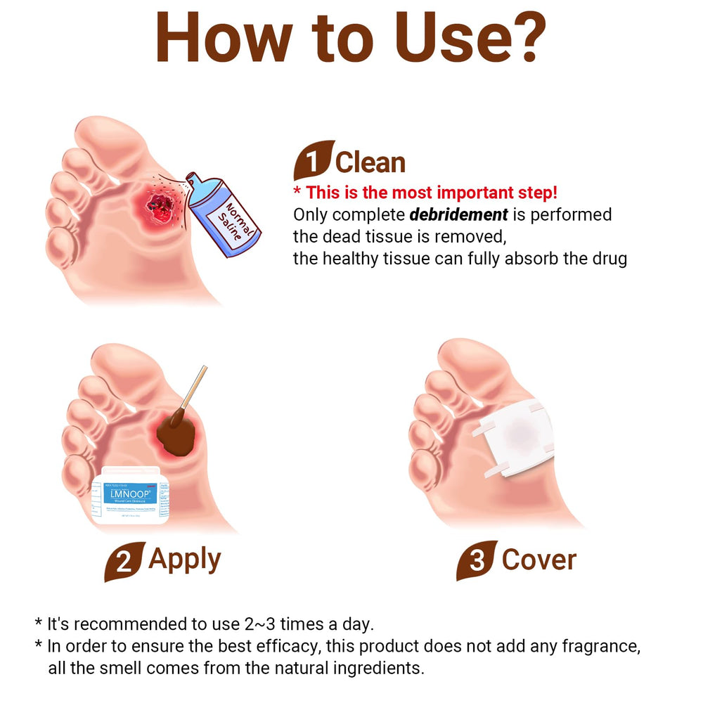 LMNOOP application on skin demonstrates direct topical use for fast care.