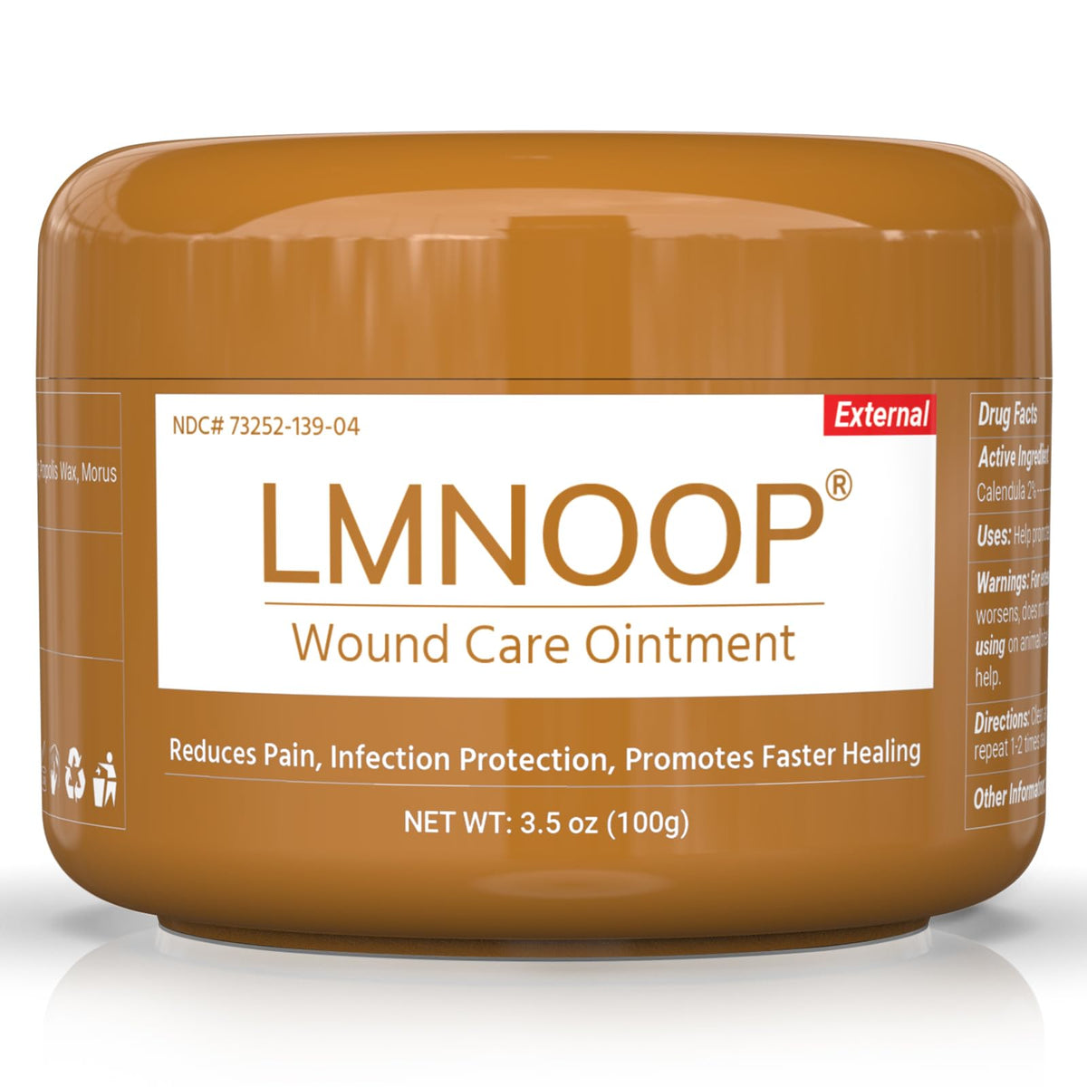 LMNOOP Bed Sore Cream tube for easy targeted wound care