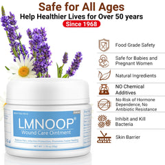 LMNOOP Bed Sore Ointment texture close-up highlighting a rich, easy-to-apply cream.