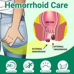 LMNOOP hemorrhoid ointment ingredients panel emphasizes natural extracts for gentle relief.