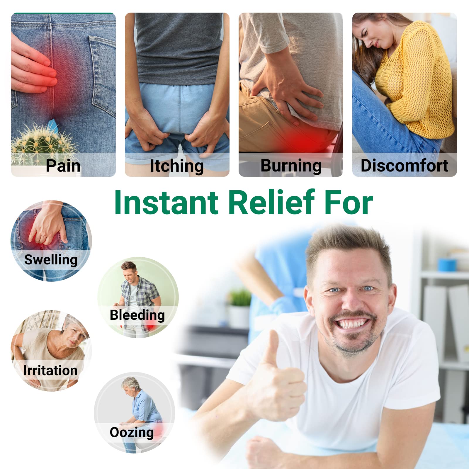 LMNOOP hemorrhoid ointment packaging box highlights a trusted 4-pack option.