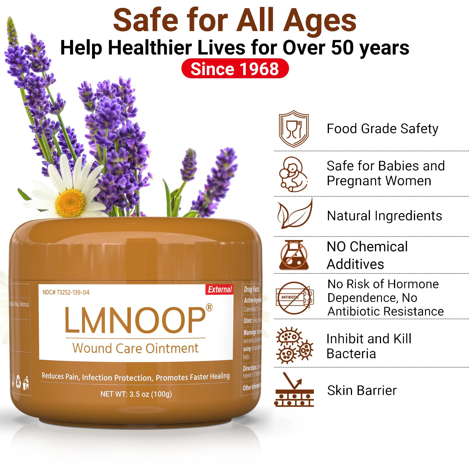 LMNOOP natural ingredients highlight gentle skin friendly formula