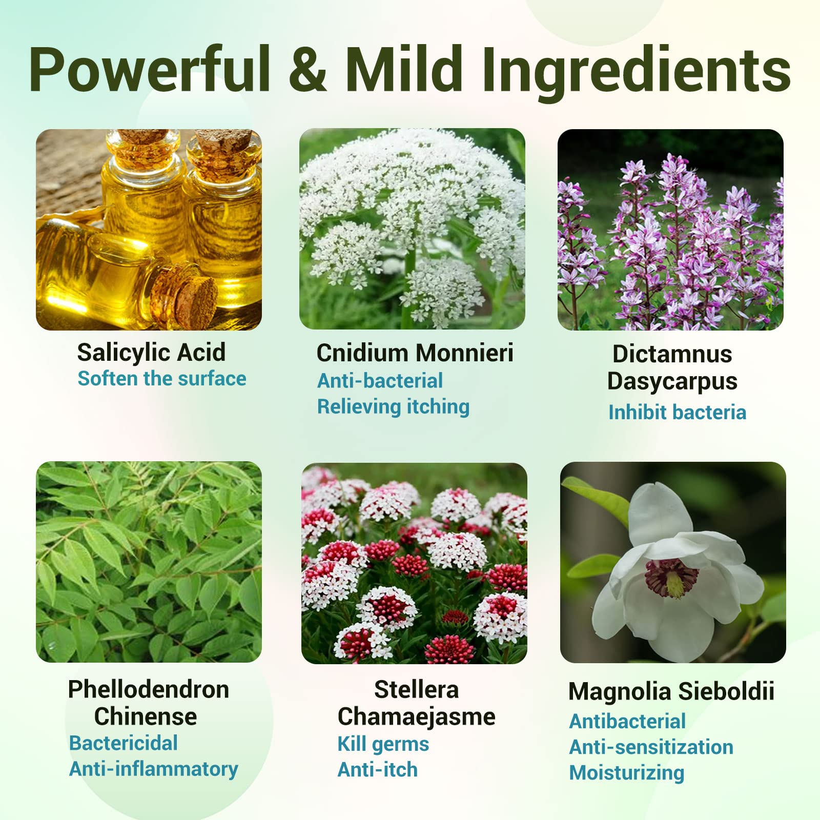 LMNOOP Psoriasis Cream ingredients panel featuring 2 percent salicylic acid