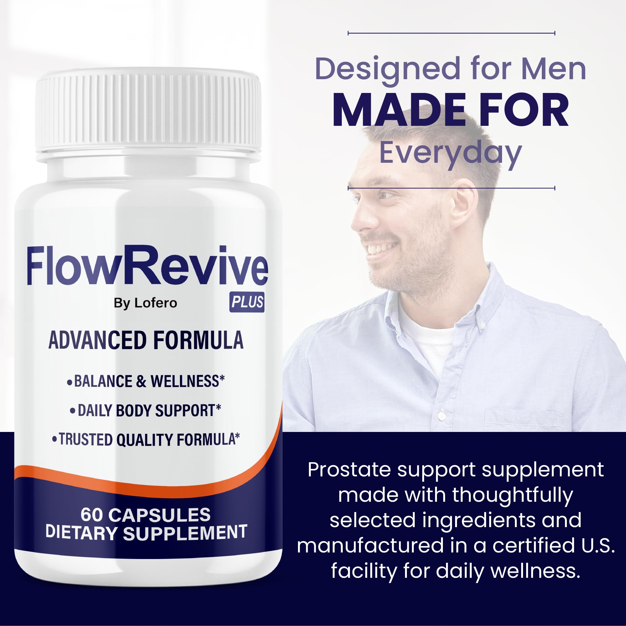 Lofero Flow Revive natural ingredients icons suggest purity