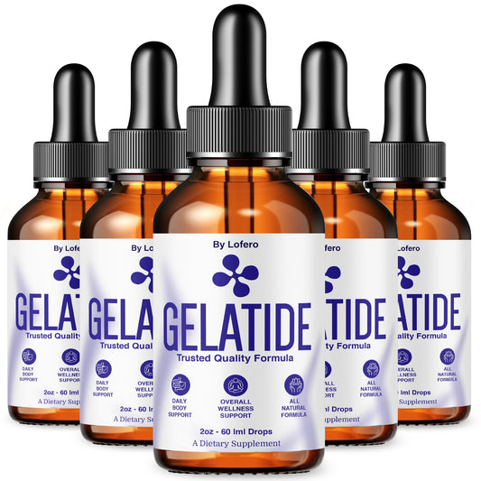 Lofero Gelatide Drops bottle front signals daily wellness support