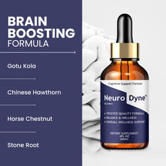 Lofero NeuroDyne Drops dropper close-up for precise dosing