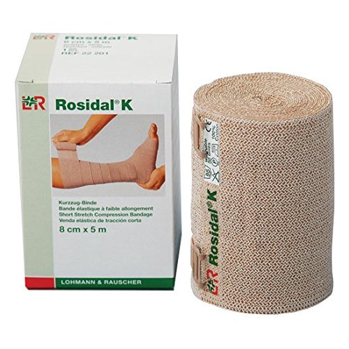 Lohmann & Rauscher Rosidal K short stretch bandage, rolled, breathable compression for swelling support