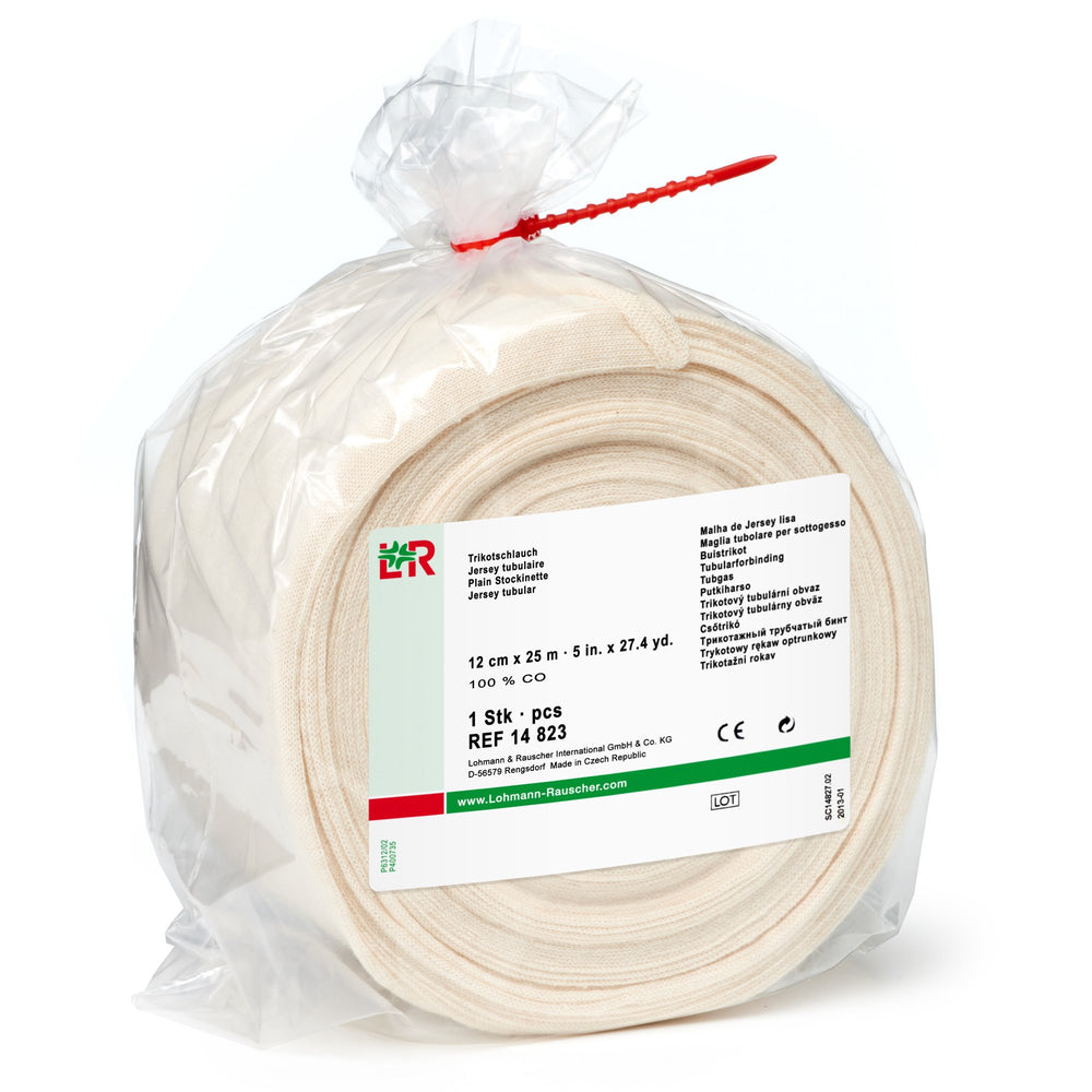 Lohmann & Rauscher tg cotton stockinette as a skin-friendly first-layer protection for sensitive skin and edema care