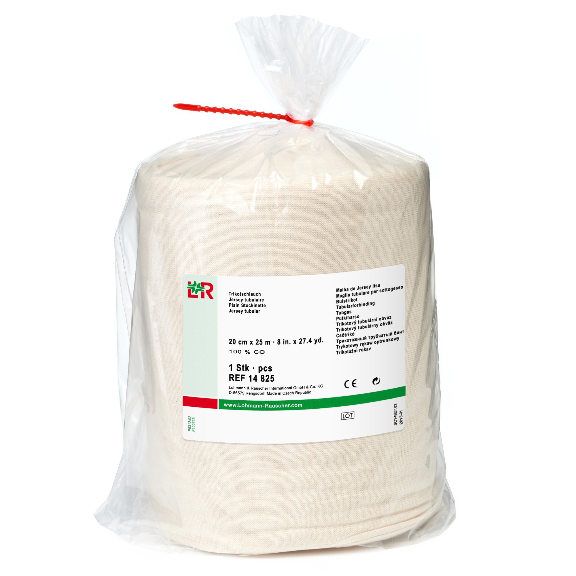 Lohmann & Rauscher tg cotton stockinette as a soft, skin-friendly base layer.