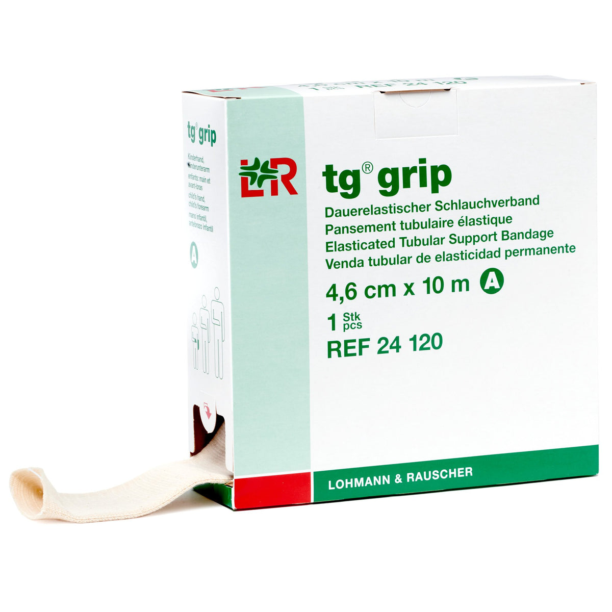 Lohmann & Rauscher Tg Grip bandage on forearm for light support