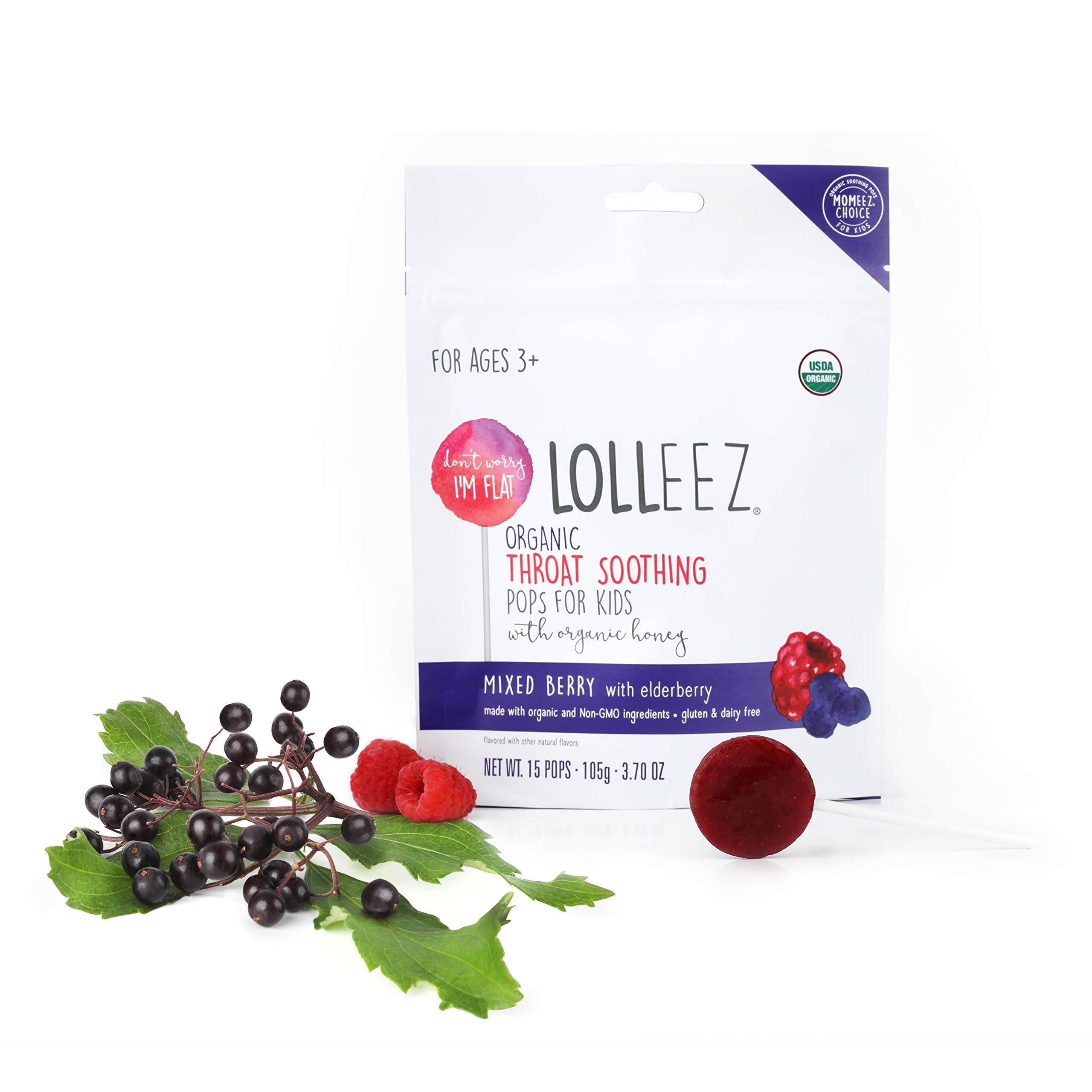 Lolleez 3pk packaging display for easy family purchase.