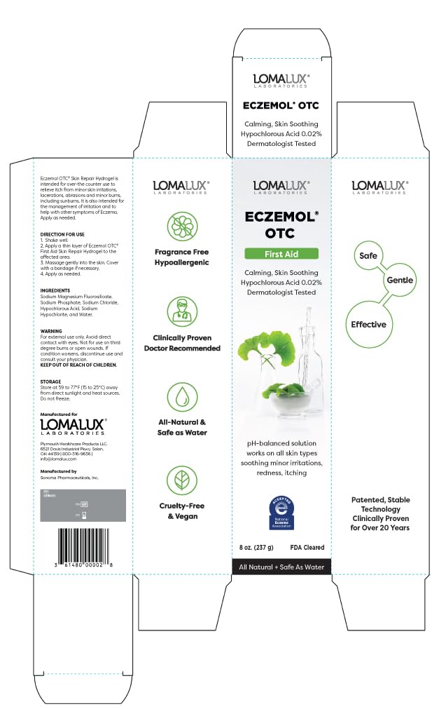 Loma Lux Eczemol safe, gentle bottle for home use.