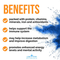 Lone Star Botanicals Blue Spirulina natural dye for food coloring