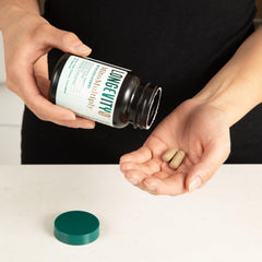 Longevity Rx MitoMultiply glutathione ingredient closeup for antioxidant support.