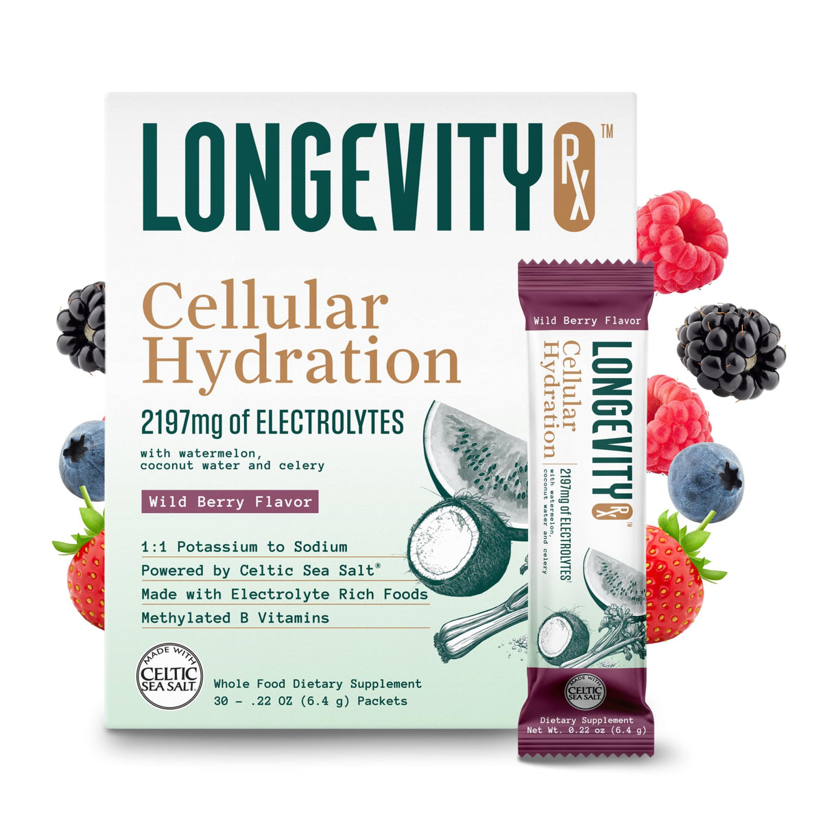 Longevity Rx pink Celtic cave salt tub showing mineral-rich hydration potential.