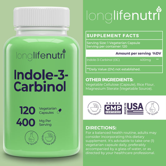 LongLifeNutri 120-count capsules ready for a four-month hormone support routine.