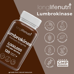 Included pill organizer with LongLifeNutri Lumbrokinase helps you stay organized.