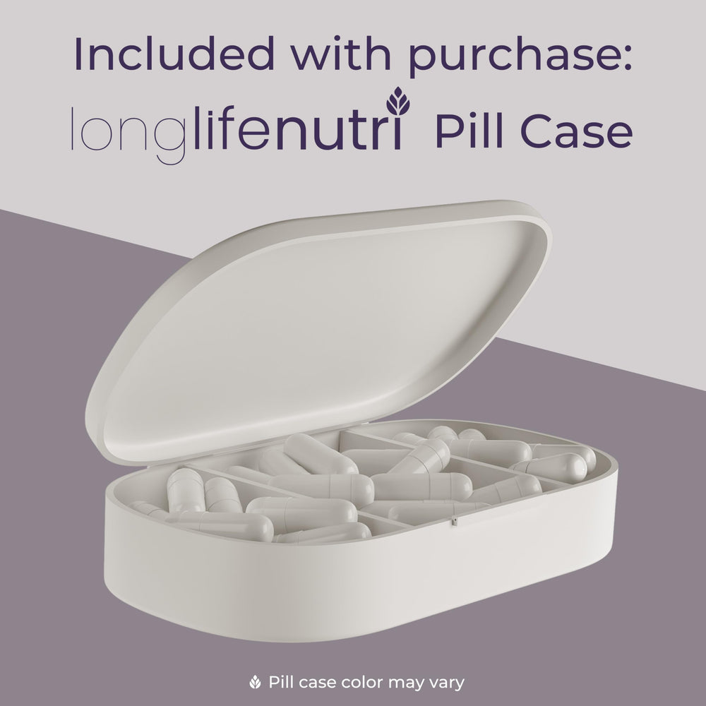 Lab-tested seal on LongLifeNutri NMNH packaging assuring third-party verification