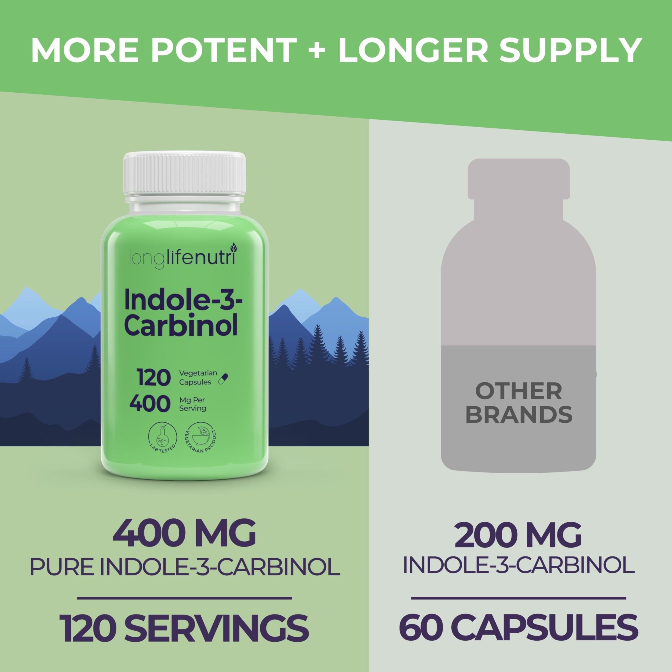 Organic ingredients label highlights clean sourcing for daily wellness.