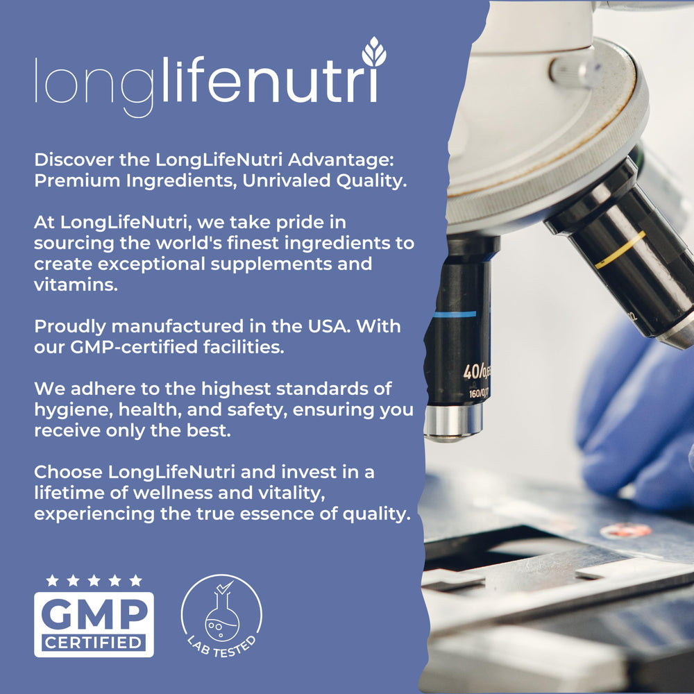 Pill organizer included helps keep daily regimen orderly.