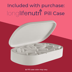 LongLifeNutri GMP seal indicating high manufacturing standards
