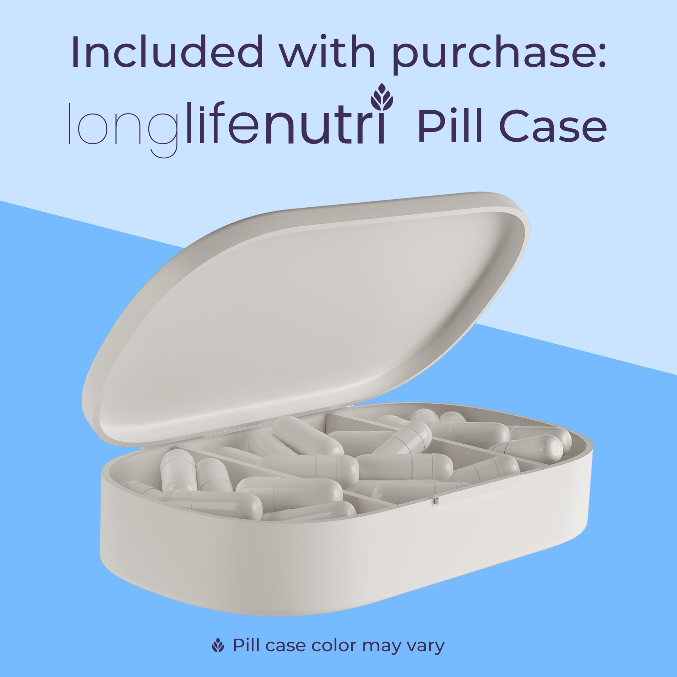 LongLifeNutri TUDCA in hand — easy daily dosing on the go
