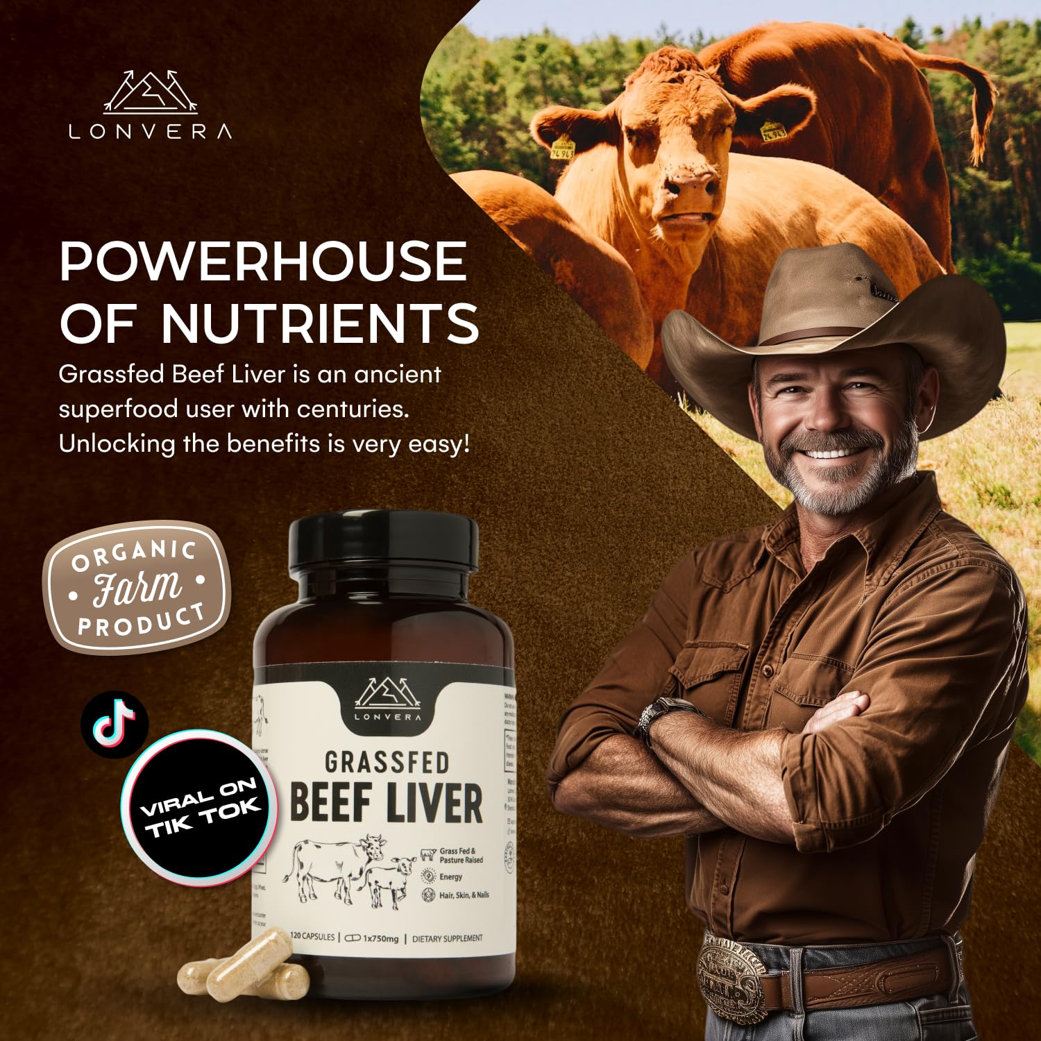 Lonvera energy support concept — two capsules per day may help stamina.