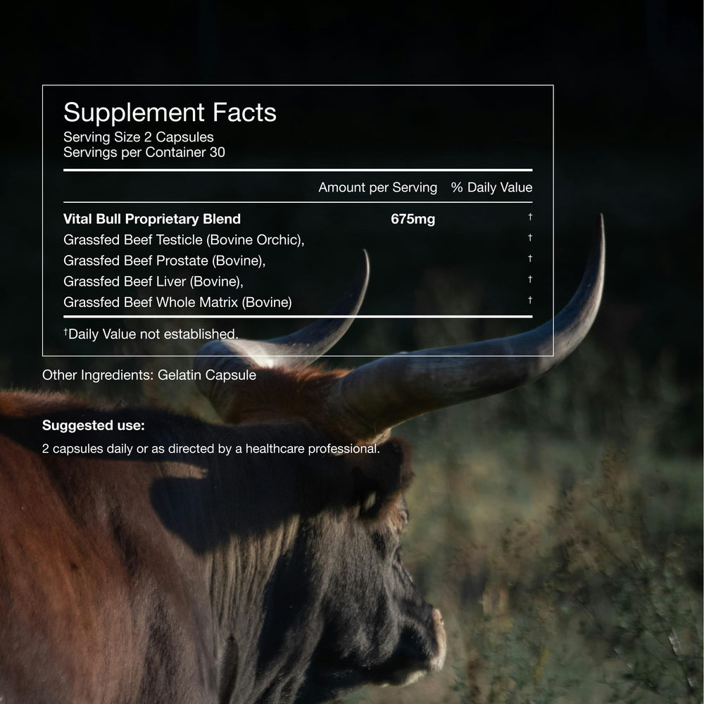 Lonvera Vital Bull freeze-dried process preserves nutrients without heat damage.