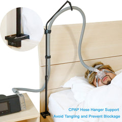 360-degree rotating arms keep hoses untangled and within reach.