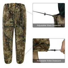 LOOGU mosquito suit ultra-fine mesh delivers cool airflow for fishing.