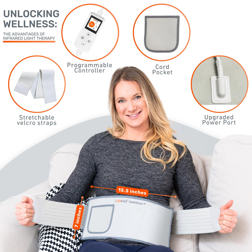 LOOKEE HealGlow Pro neck wrap for focused upper body relief and relaxation.