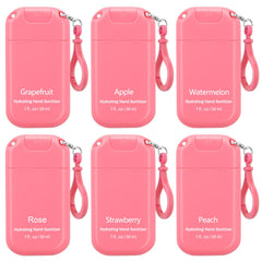 Loopeer 12-pack pink mini sanitizer sprays for on-the-go hygiene and shared use.