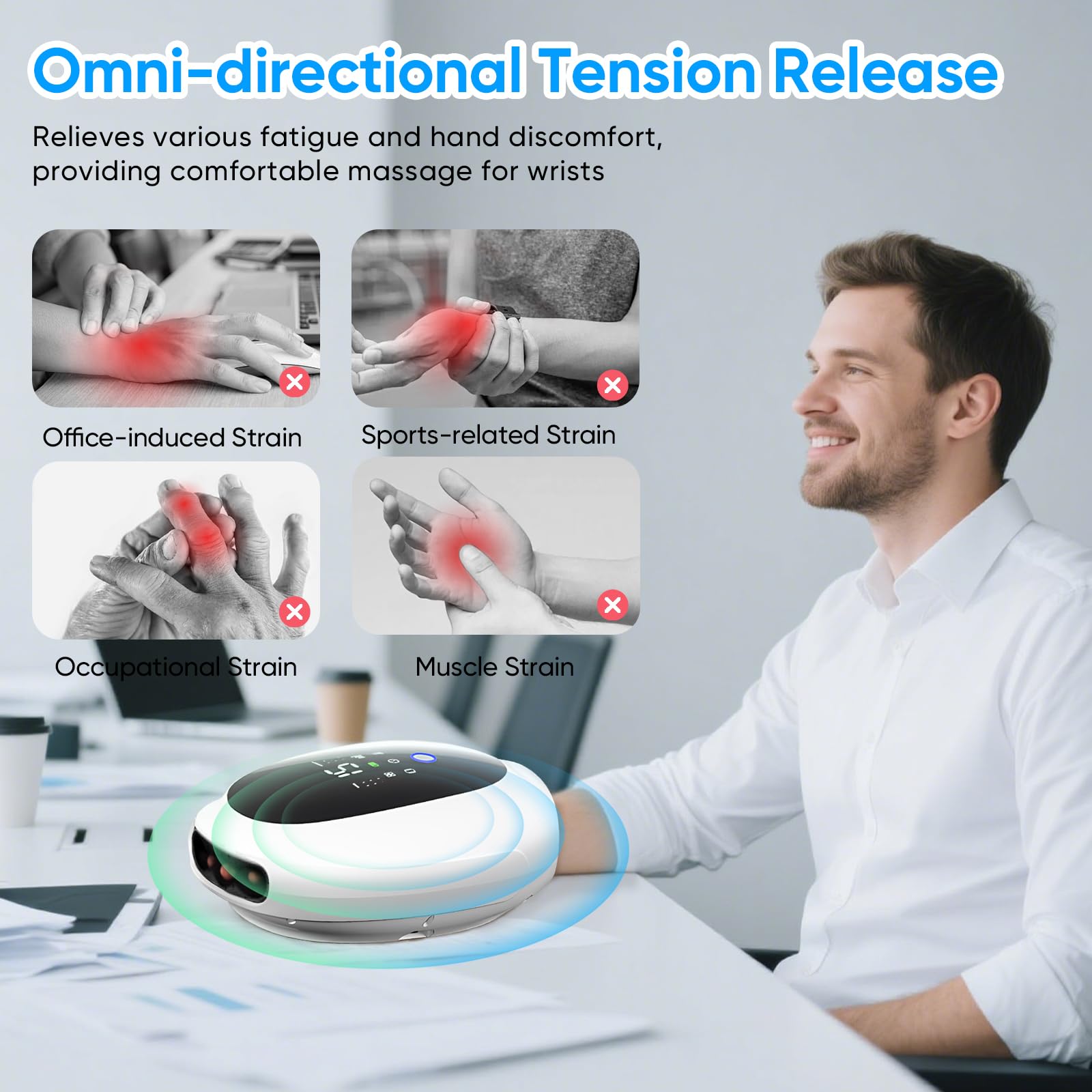 LORESJOY massager with auto-shutoff timer settings