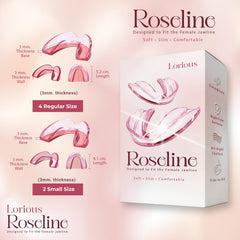 LORIOUS pink moldable guards in two sizes offer a secure, comfortable fit.