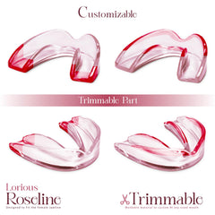 LORIOUS pink small-size guard designed for smaller mouths.