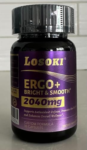 Losoki Ergo+ capsule close-up for skin hydration.